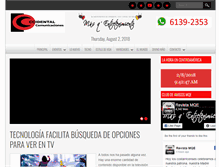 Tablet Screenshot of masqentretenimiento.com